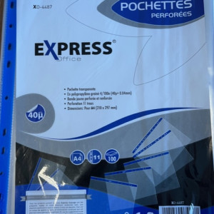Pochettes perforées